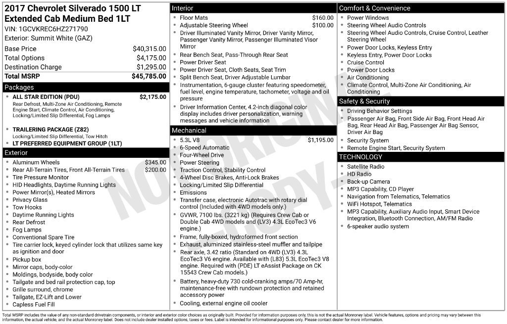 chevrolet silverado 1500 2017 1GCVKREC6HZ271790 image chevrolet silverado 1500 2017 1GCVKREC6HZ271790 image